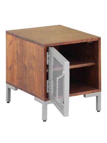 home24 Massive Nachtkommode Kalviai 1 Tür in Akazie