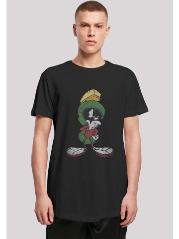 F4NT4STIC Long Cut T-Shirt Tunes Marvin The Martian Pose in schwarz