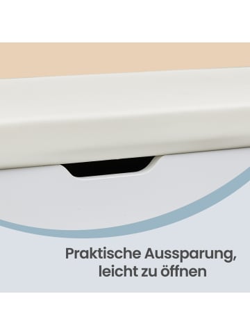 VASAGLE Schuhbank Custos in Weiß - (B)100 x (H)44 x (T)30.3 cm