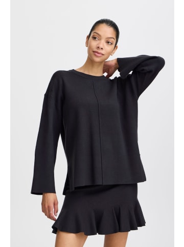 b. young BYOTARI JUMPER - loose fit in Black