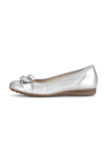 Gabor Sportliche Ballerinas in silber