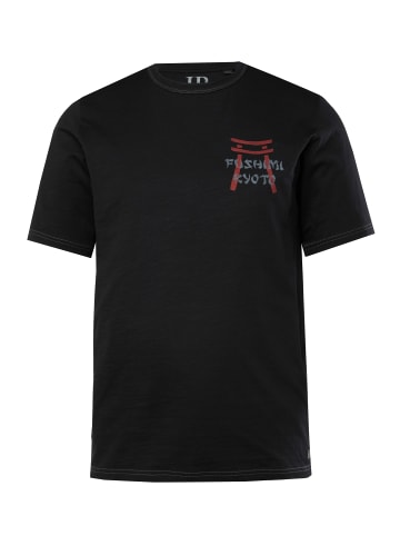 JP1880 Kurzarm T-Shirt in schwarz