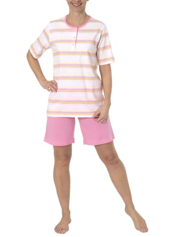 NORMANN Shorty Pyjama Schlafanzug kurzarm - 44838 in rosa