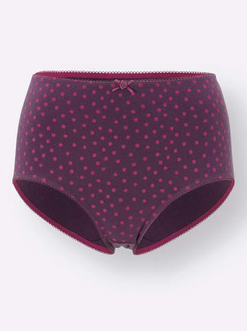 WITT WEIDEN Taillenslip in 2x bedruckt + traube + magenta