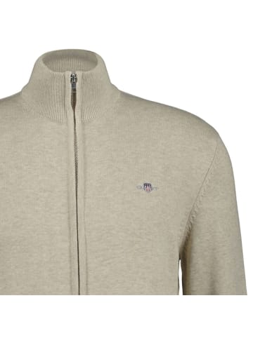 Gant Strickjacke in Beige Melange