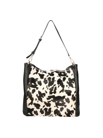 NAEMI Damen Handtasche in Mucca White Black