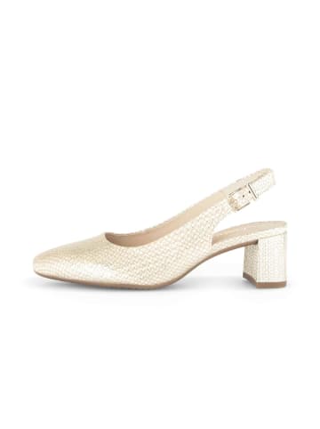 Gabor Slingpumps in gold