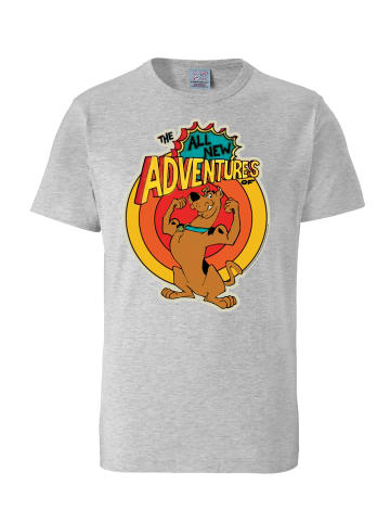 Logoshirt T-Shirt Scooby Doo in grau-meliert