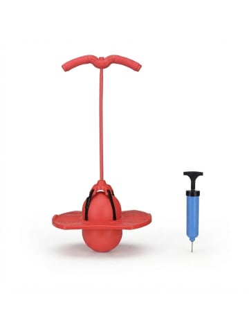 relaxdays Pogo Ball in Rot - 100 kg