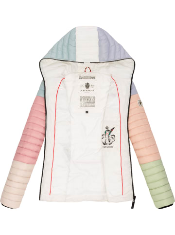 Navahoo Steppjacke Multikulti in Multicolour Pastel