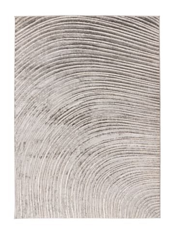 Kurzflor Teppich Carolin 425 in Silber Beige
