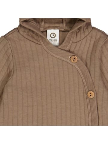 müsli Babyjacke in Walnut