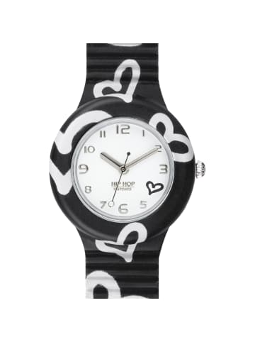 Hip Hop Analoguhr be loved weiss