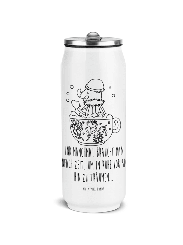 Mr. & Mrs. Panda Wasserflasche Nachtfalter Schaumbad mit Spruch in Weiß