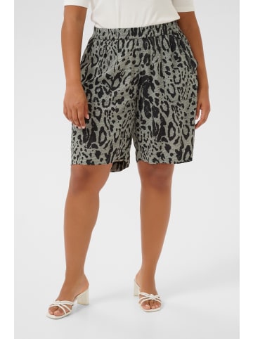 KAFFE curve Shorts KCmille Regular fit in Moonstruck / Black Animal