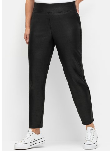 sheego Leggings in schwarz
