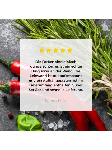 MuchoWow Leinwand bilder Gewürze (BxH)