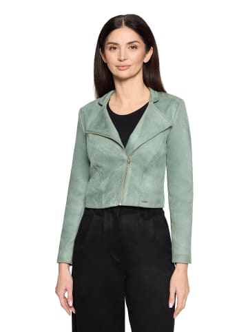 BETTY & CO Bikerjacke mit Stehkragen in Mint