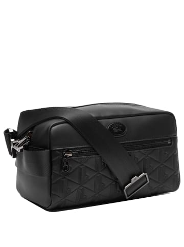 Lacoste Nomogramme - Umhängetasche 23 cm in schwarz