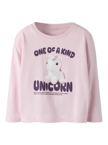 name it Langarmshirt Nmforina Bio-Baumwolle in light lilac