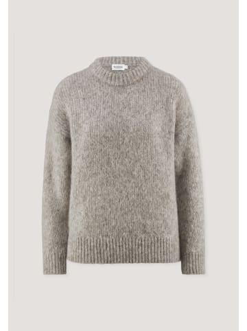 Hessnatur Hessnatur Strick Pullover Relaxed aus Alpaka mit Bio-Baumwolle in naturgrau