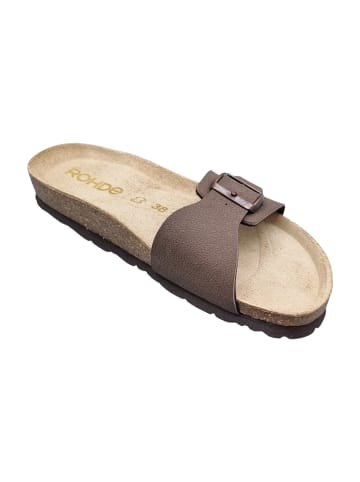 ROHDE Klassische Pantoletten in Braun