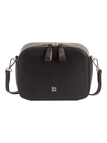 DuDu Camille Umhängetasche Leder 17.5 cm in black