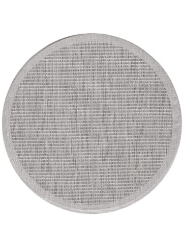 Melius Vivere Outdoor Teppich GIZA Grau Rund