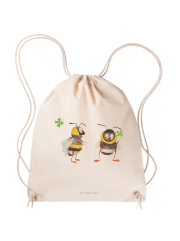 Mr. & Mrs. Panda gymnastiktasche Hummeln Kleeblatt ohne Spruch in Creme