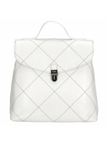 PICARD Aurelie - Rucksack 30 cm Rindleder (ozean) in white lily