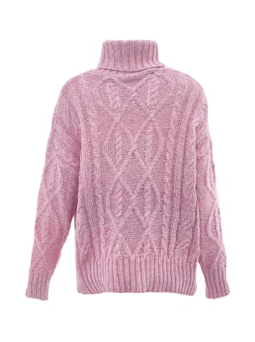 myMo Rollkragenpullover in PINK ROSA