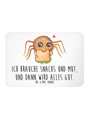 Mr. & Mrs. Panda Magnet Spinne Agathe Sandwich mit Spruch in Weiß