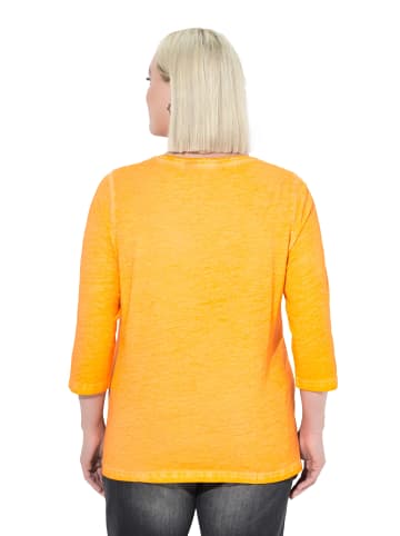 Ulla Popken Longshirt in neon orange