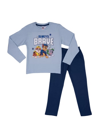 United Labels Paw Patrol Schlafanzug - Always Brave -   Langarm in blau