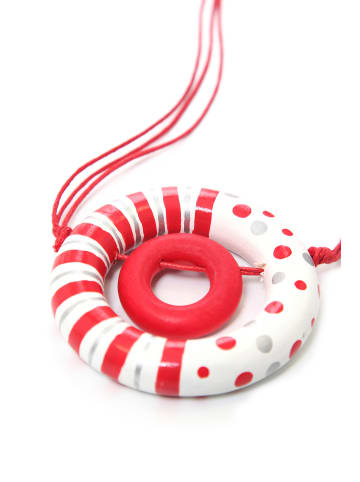 collezione alessandro Kurze Kette " Bridget " in rot