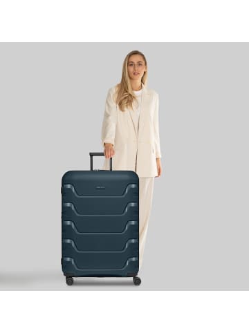 Smartbox Edition 01 4 Rollen Trolley 76 cm mit Dehnfalte in navy