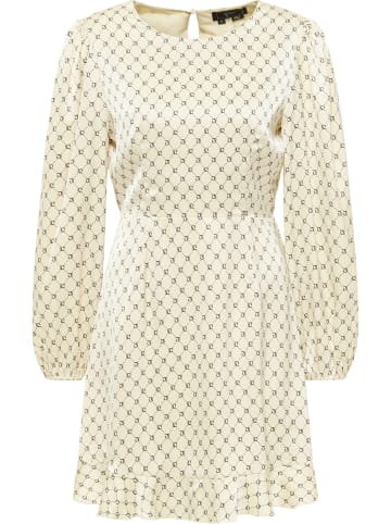 faina Damen Elegantes Kleid in Weiss