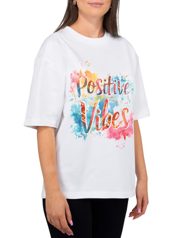 Reichstadt Damen Oversized T-Shirt in Vibrant Positivity