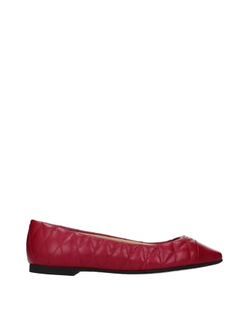 Pink Leder Ballerina Flache Schuhe