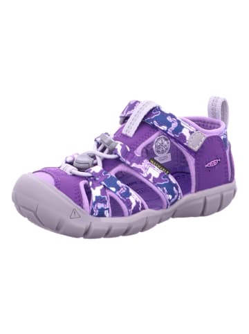 Keen Outdoorsandale SEACAMP II CNX in Camo/Tillandsia Purp
