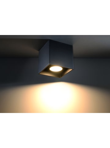 Nice Lamps Deckenleuchte GEO 1 in Schwarz aluminium quadratische Lampe loft Gu10 NICE LAMPS
