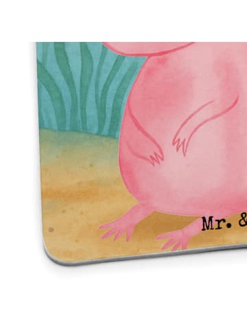 Mr. & Mrs. Panda Tassenuntersetzer Axolotl Niedlich Design mit S... in Weiß