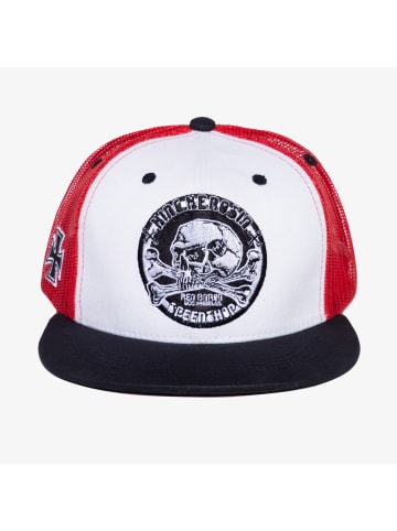 King Kerosin King Kerosin Snapback Mesh Cap Red Baron in weiß