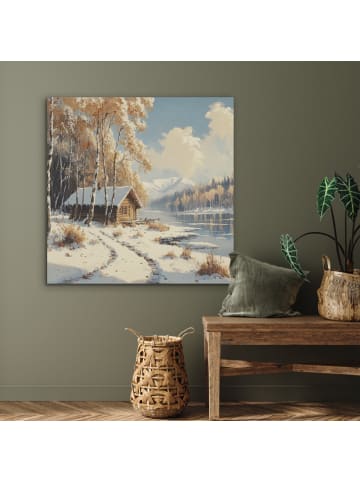 OnlyWow Akustibild Berghütte