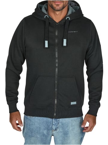 DENIMFY Sweatjacke DFLeo in Schwarz