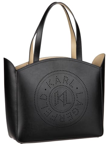 Karl Lagerfeld Shopper K/Circle MD Zip in Black