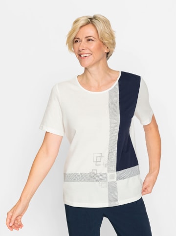 WITT WEIDEN Shirt in ecru-marine