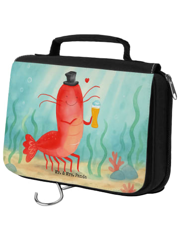 Mr. & Mrs. Panda kosmetiktäschchen Hummer Weizen Design ohne Spruch in Weiß