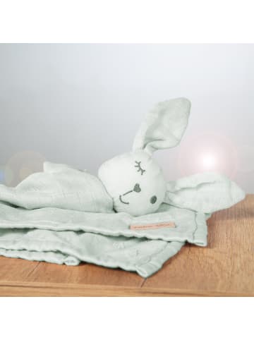 roba Schmusetuch 'Lil Planet' - 40x40 cm - Musselin & Jersey - Frosty Green