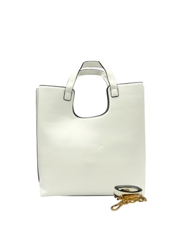 Twinset Weiß PU Damen Handtasche